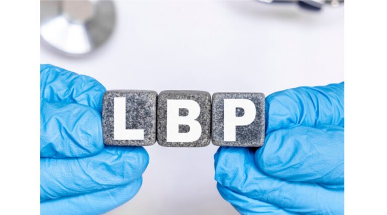 Image of 3 cubes with the letters L, B and P written on them